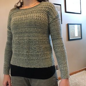 Green Anthropologie sweater